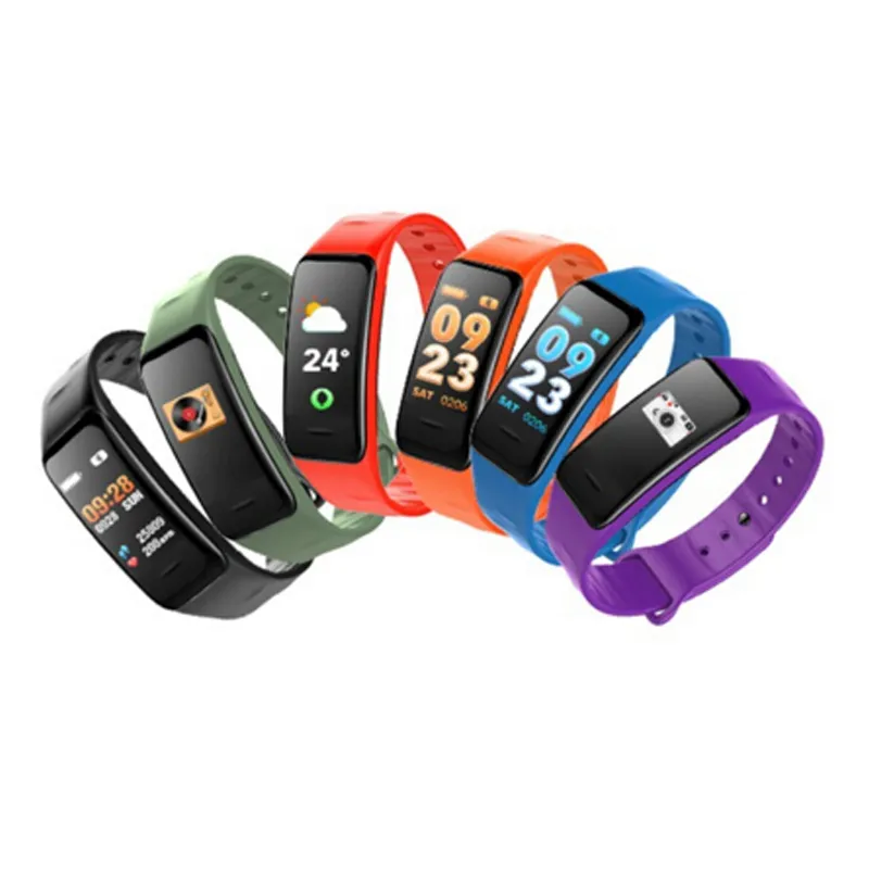 C1S Fitness Tracker Smart Armband Aktivität Herzfrequenz Blutdruck Monitor Ip67 Wasserdichte Smart Wristand Für Smartphone