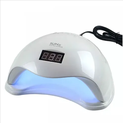 48W UV LED Nail Droger Lamp met LCD-timer Bodem Makeup Sun5 Nail Dryer Poolse Machine voor het genezen van Nail Art Tools