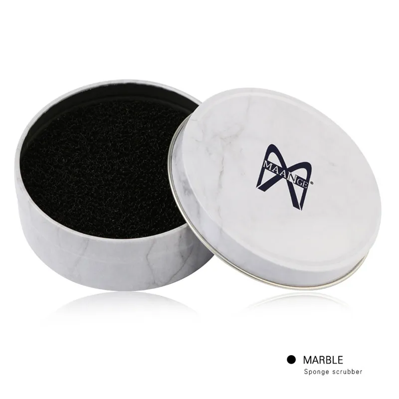 Maanderen Make-up Borstels Cleaner Spons Remover Kleur Uit Snelle Reiniging Mat Box Aluminium Make-up Borstel Was Scrubber Tools