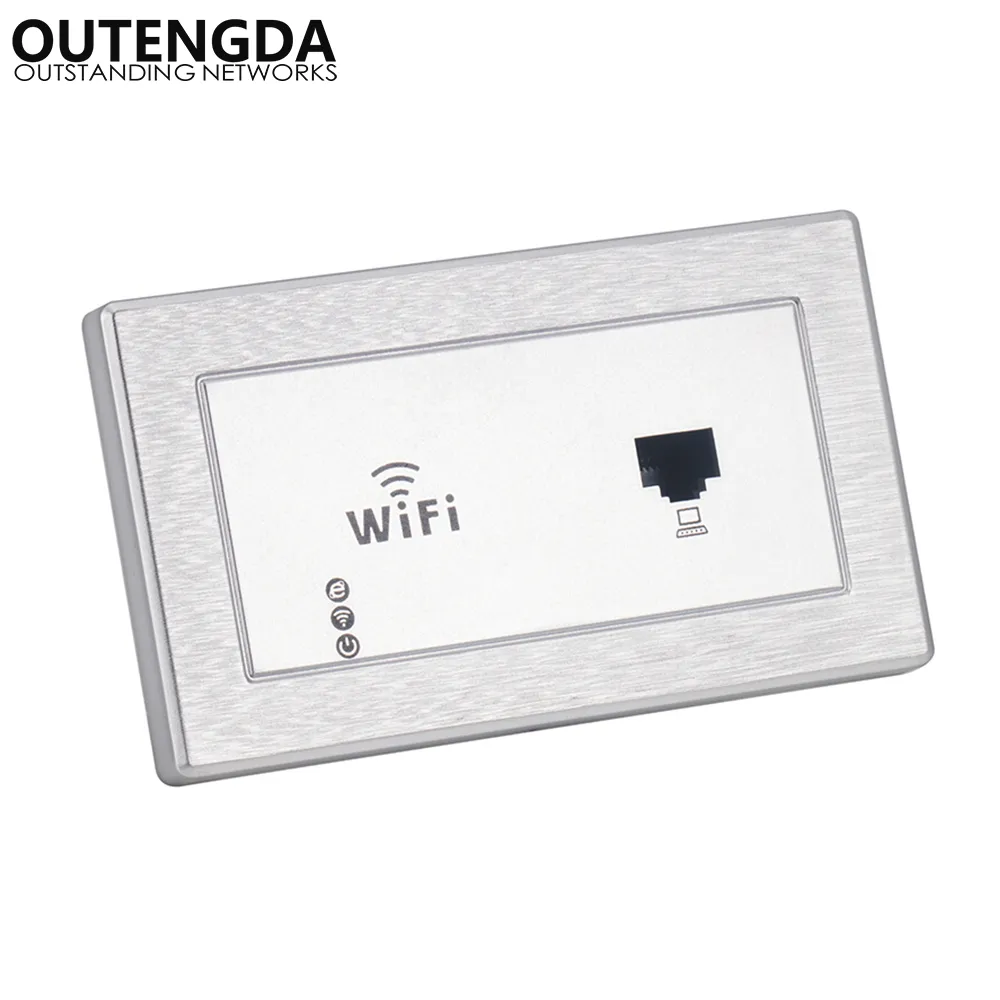 300 Mbps 118/120 tipo de parede sem fio AP para quartos de escritório do hotel Domitory interface de carga USB soquete ponto de acesso WiFi Extender Router