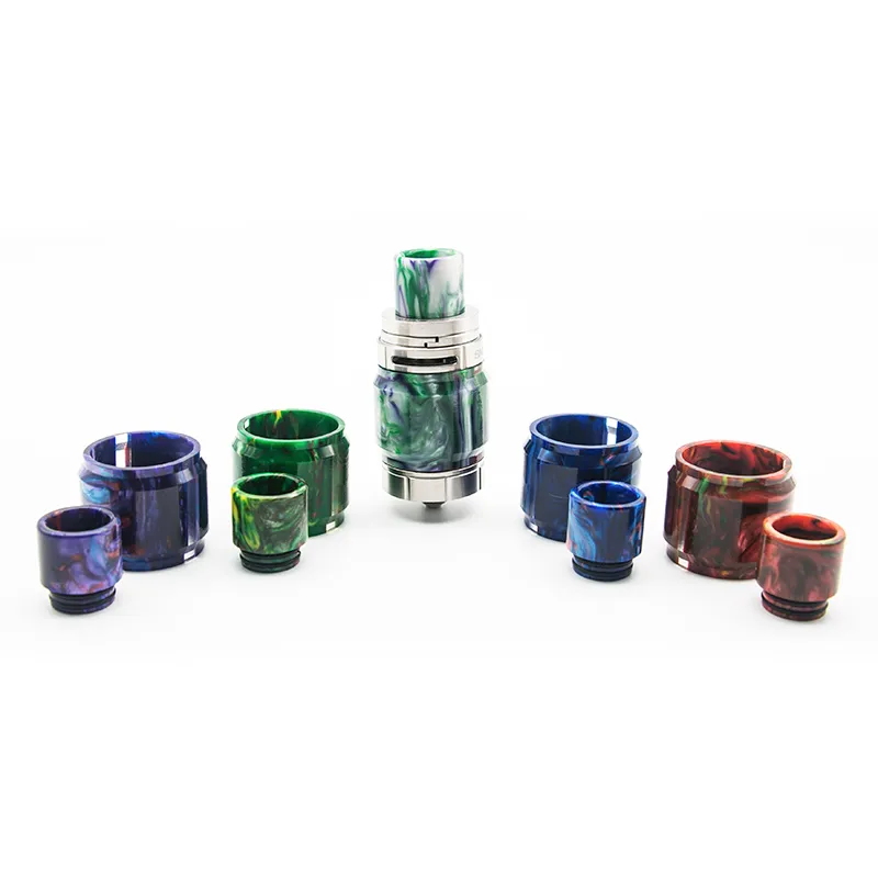 9Style Replacement Resin Kit Fat Extend Expansion Bulb Set with Resin Tube Caps and Drip Tip for TFV8 Big Baby X Prince Reload CP RTA