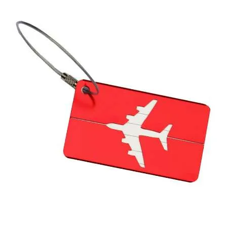 Metal Travel Luggage Tag Label Holder Suitcase Name ID Address Tags Boarding Cards Outdoor Traveling Gadgets