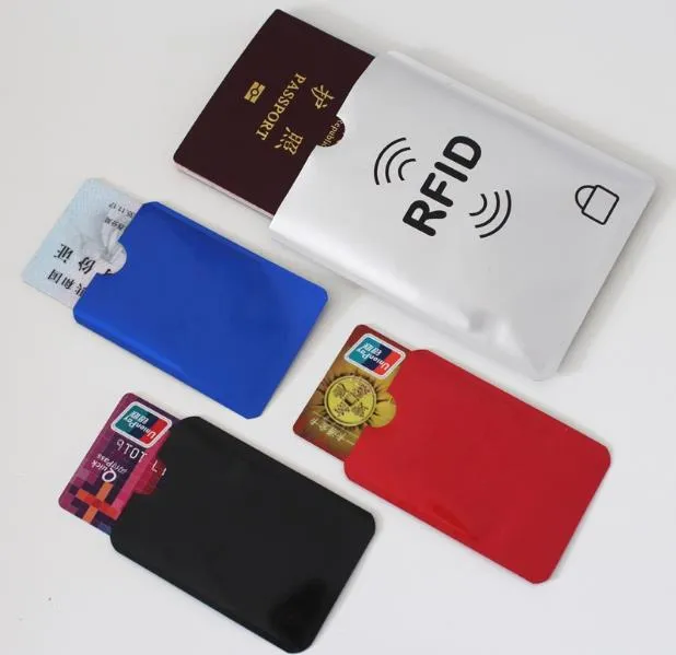 9 Modelle Neue Sichere Karten RFID Schutzhüllen Magnetische ID IC Kreditkarte Tasche Diebstahlschutz Halter Kontaktlose Identität NFC Blocking Protector