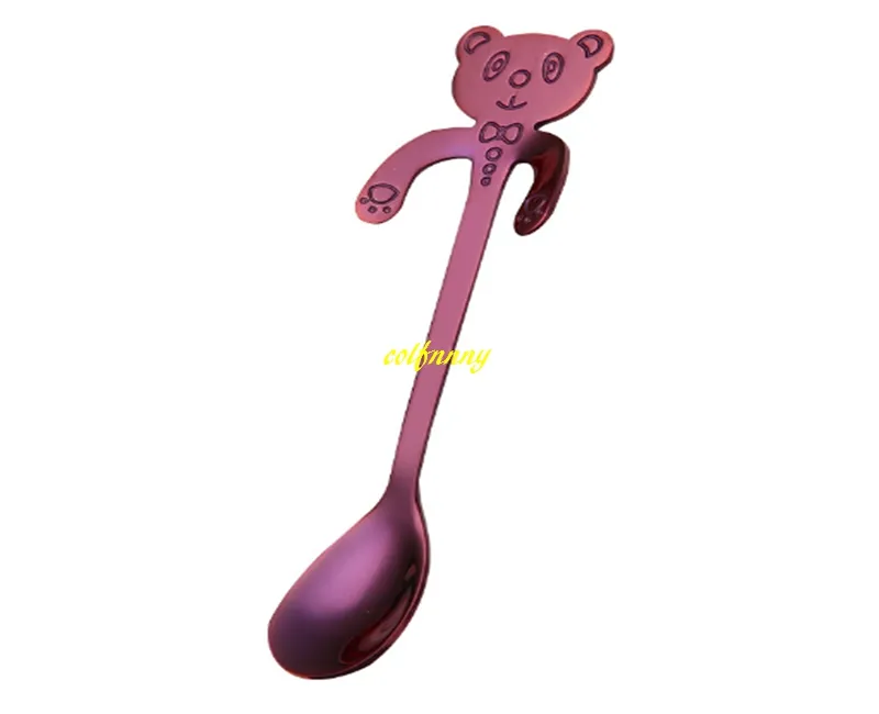 100st / parti 11.7cm panada stil te kaffe blandning sked 304 rostfritt stål isskedar dessert scoop cocktail bar verktyg