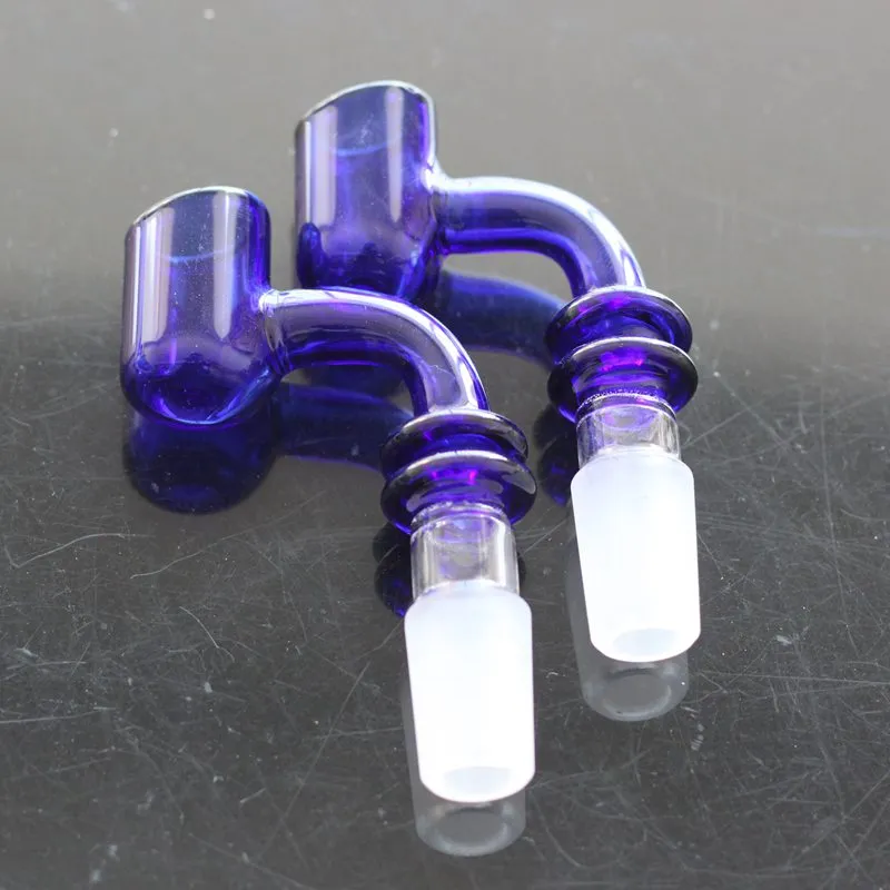 4 Stile Bong in vetro Adattatore Tubi dell'acqua Narghilè parti quarzo banger senza cupola chiodo nero blu verde colore 14mm 18mm femmina maschio piattaforma petrolifera