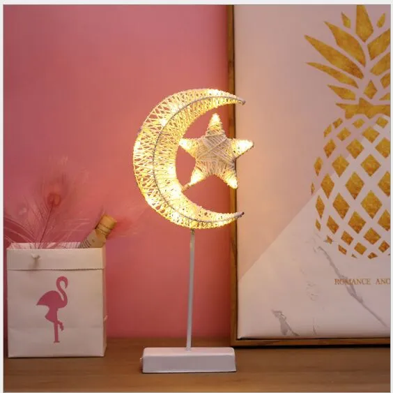 Battery Style Creative Led Star/Love Heart/Christmas tree Night Lights Lamp Led Flash Toys Lighting Table Lamps