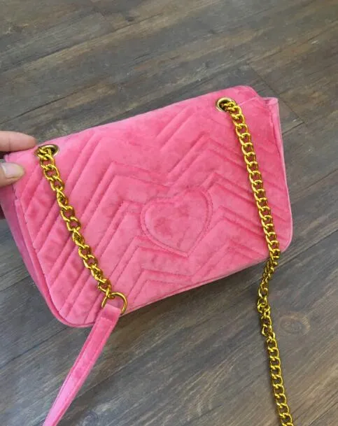 Nouvelle offre spéciale velours G G sacs à main femmes chaîne sacs Designer sacs à main portefeuilles pour femmes en cuir chaîne sac bandoulière sacs à bandoulière