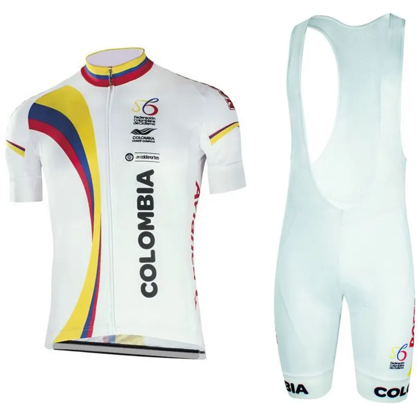 コロンビアサイクリングジャージマウンテンバイクウェア衣料品ショートセットMTB Ropa Ciclismo Bicicletas Uniform Maillot Culotte屋外スーツ