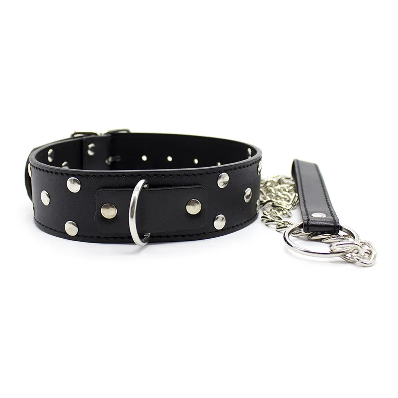 Bdsm PU Leather Dog Collar Slave Bondage Restraint Belt In Adult Games For Couples Fetish Erotic Sex Toys For Women And Men HS037547658