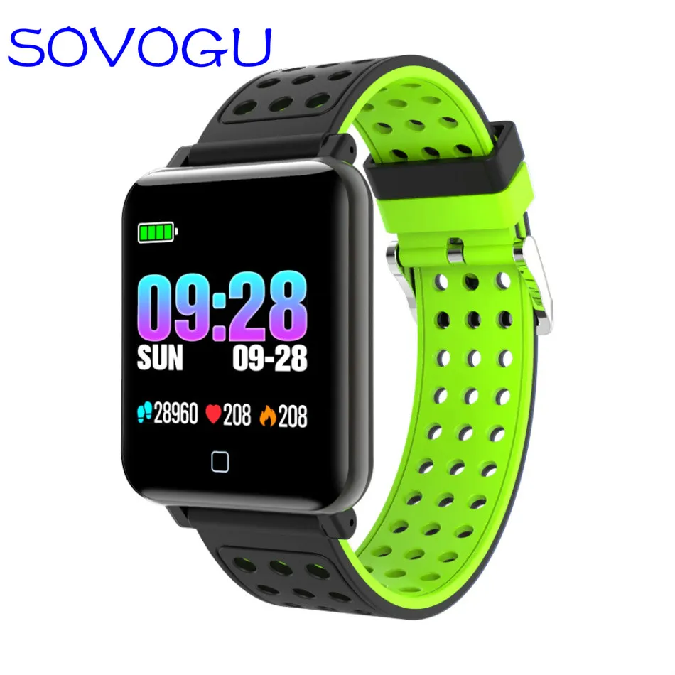 Sovo B80 Sport Smart Watch Fitness Armband Liv Vattentät Pedometer Fitness Tracker Band Watch för Android Ios Wristband