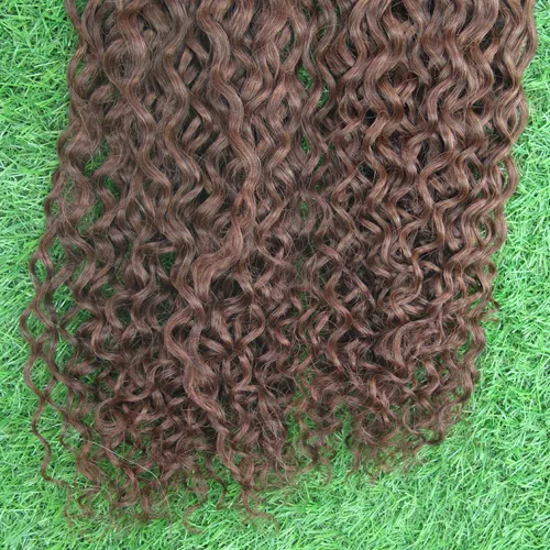 Tissage en brésilien naturel non-remy lisse ombré, cheveux crépus bouclés, deux tons 1b 8, 200G, 2 pièces, de 2