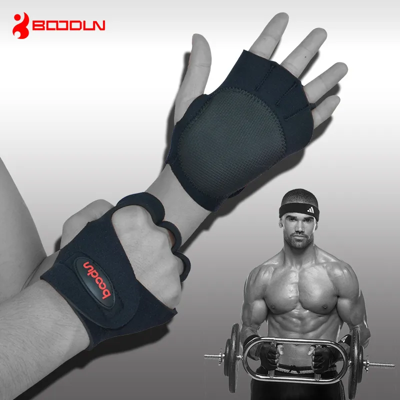 Brand Men Women Gym Cycling Groves Antiskid Hollow Dumbbell Barbell Gloves Body Building Training Sports Fitness Weight Lifting Gloves