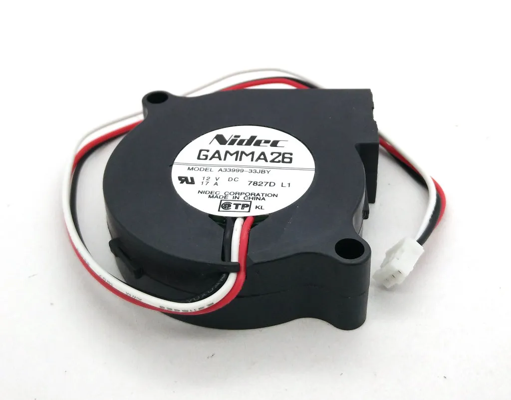 Оригинал Nidec Gamma26 A33999-33JBY 5015 12V 0,17A Turbo Blower Projector Project Fan Fan