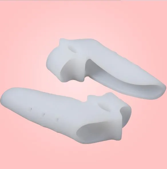 Siliconen Gel voetbehandeling vingers Teen Separator Duim Valgus Protector Bunion Regelaar HALLUX GUARD