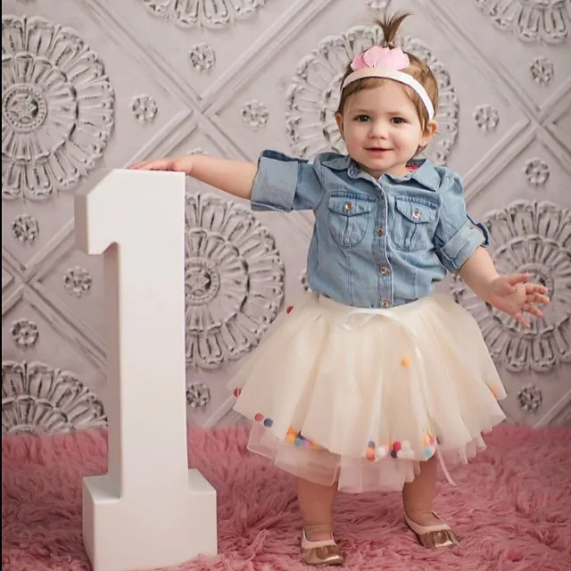 Ropa de niña bebé Faldas de tutú para niñas Faldas de encaje de malla suave para niños Falda de tutú de bebé de estilo caliente Falda de princesa de fondo salvaje Ropa de niños