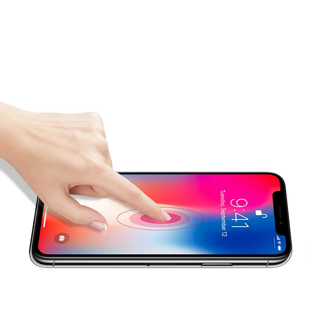 Для iPhone X 8 7 Plus 6s Защитная пленка из закаленного стекла Galaxy J7 Prime S7 9H 25D Противоосколочная пленка Премиум-качество в розничной продаже 1084864