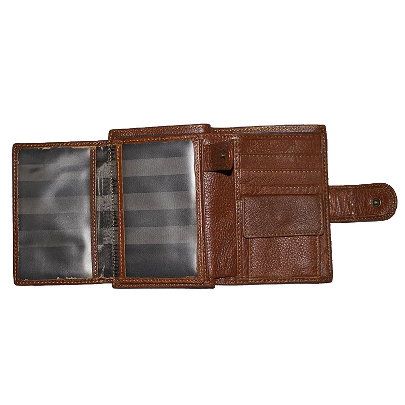 Portefeuilles pour hommes en cuir véritable avec poche à monnaie porte-cartes de crédit fente à glissière concepteur moraillon grand homme noir sacs à main Billfold 2018