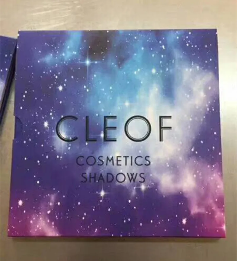 Neue heiße Make-up CLEOF Cosmetics Glitter Shimmer Lidschatten-Palette Beauty Matte Shimmer Lidschatten DHL Versand + Geschenk