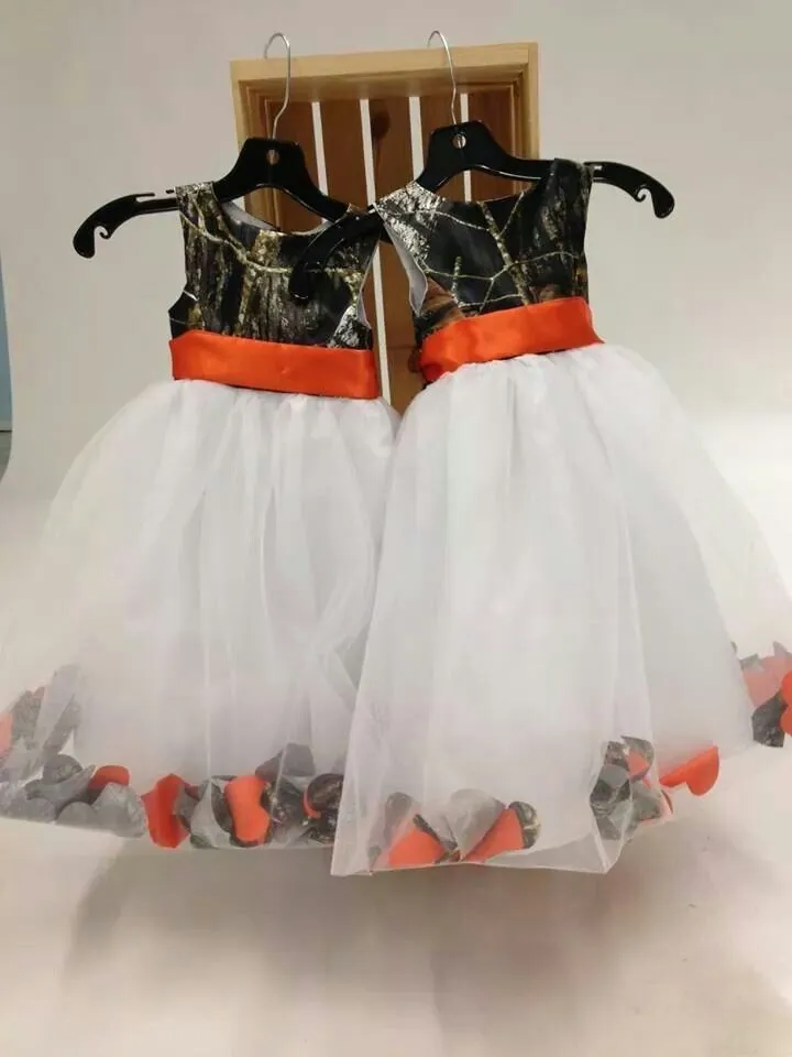 Camouflage flower girl clearance dresses