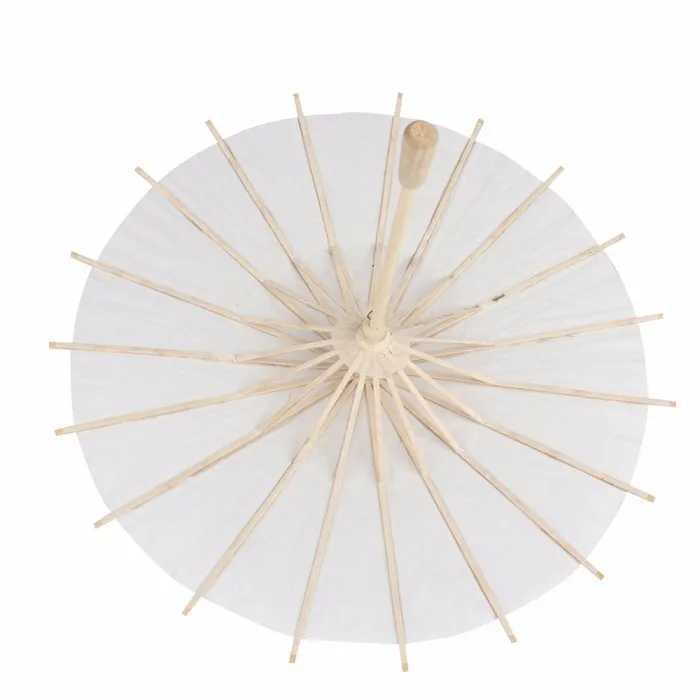 60 piezas de sombrillas para bodas nupciales Paraguas de papel blanco Mini paraguas artesanal chino 4 Diámetro: 20,30,40,60 cm Paraguas de boda para venta al por mayor