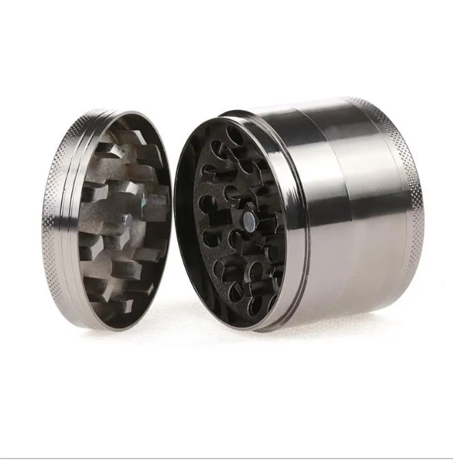 40mm 50mm 55mm 63mm Four Layers Zink Eloy Concave Grinder Cigarett Shredder Cigarett Cracker