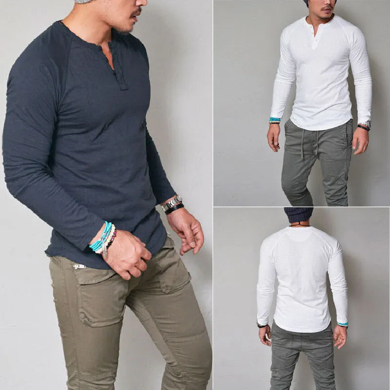 Camiseta interior hombre con botones online