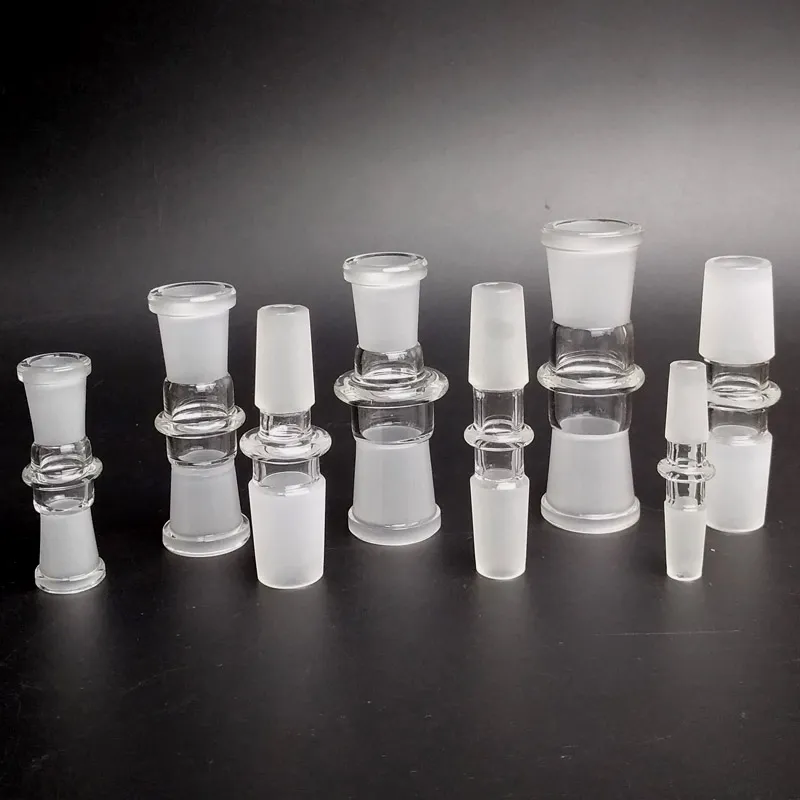 Adattatore per bong in vetro, intercambiatore di dimensioni ridotte, 10 mm, 14 mm, 18 mm, convertitore giunto maschio-femmina, accessori per fumatori