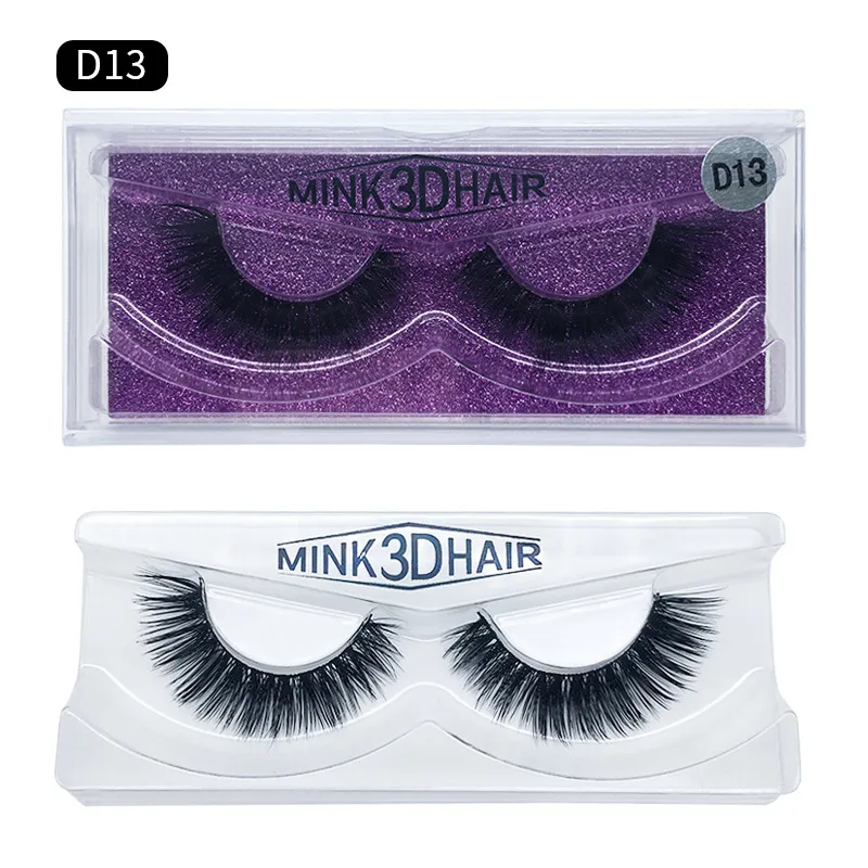 3D Mink Eyelashes False Lashes Thick Natural Long Eyelashes Beauty Eyes Makeup Individual Eyelash Extensions Mink Eye Lashes 15 Models