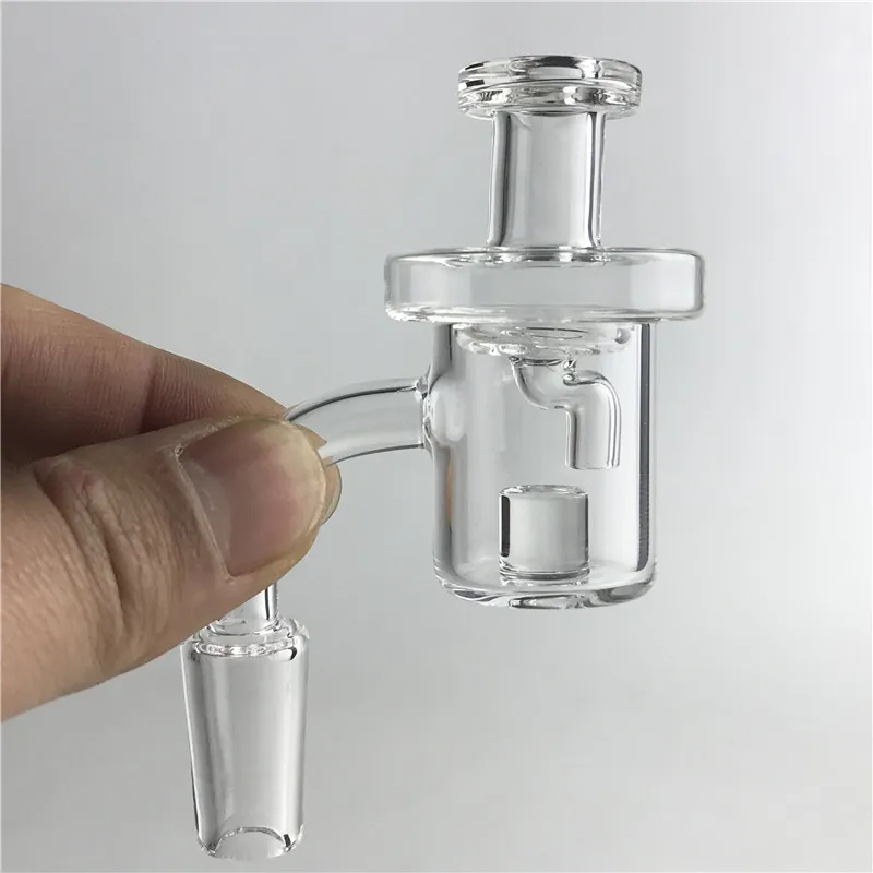 New 25mm 2mm thick Core Reactor Banger Domeless Quartz Nail with 10mm 14mm Male Female 45 90 Degree Evan shore for Glass bong