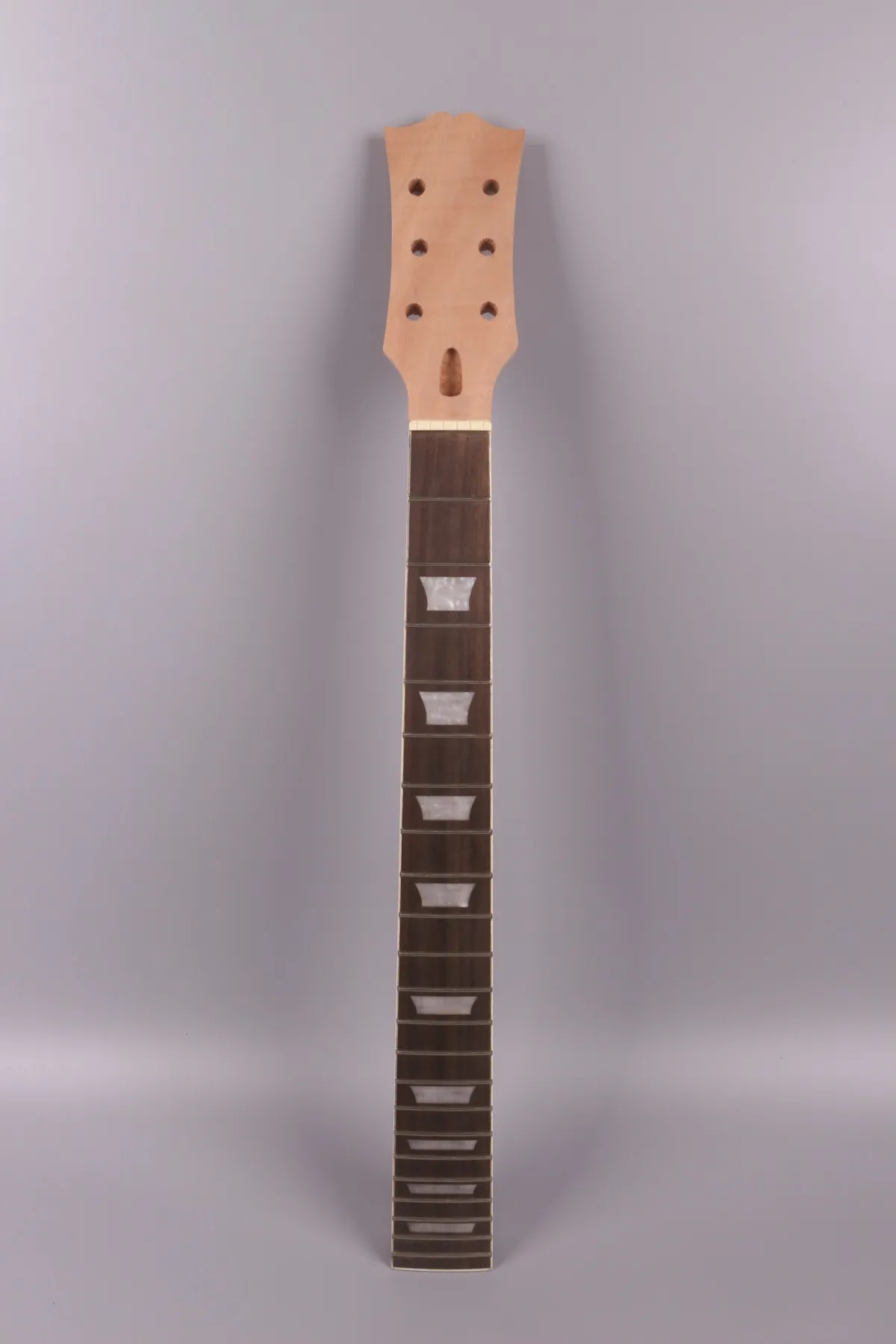 Ny elektrisk gitarrhalsersättning 22 fret 2475 tum Mahogny Wood Rosewood Fretboard Truss Rod Bolt On Style5859630