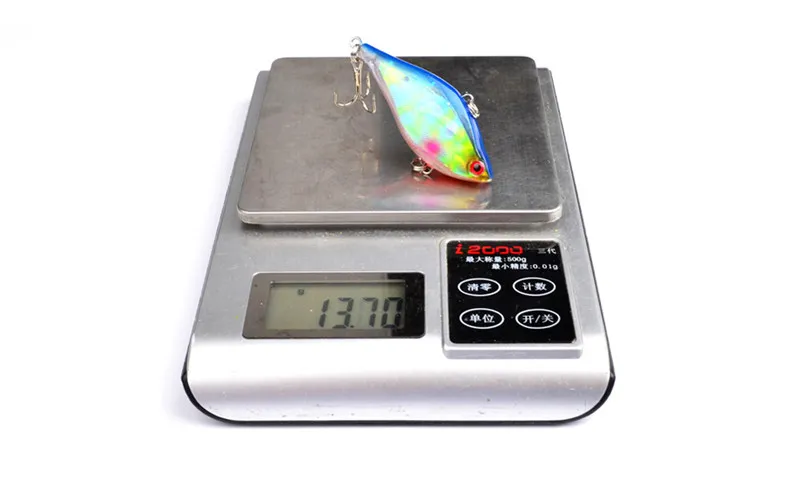 Ny grunda sjunkande plast vib bete 13g 6cm levande fiske lure vibration vev Baits fiske tackling