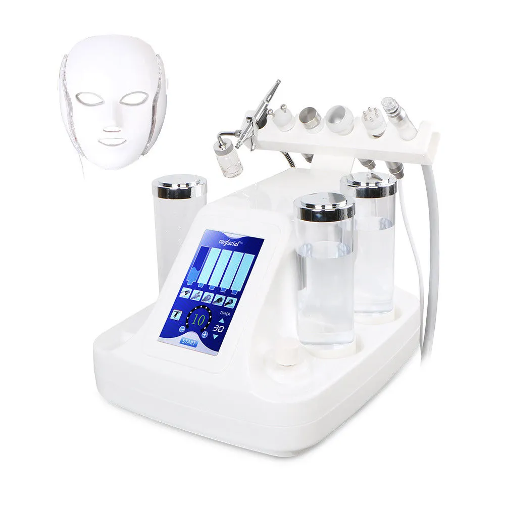 Nowy 7W1 Woda Dermabrazja Skóry Sprzęt terapii tlenowej Spa Facial Spa Hydro Dermabrazja Salon Face Deep Clean Water Peel Machine