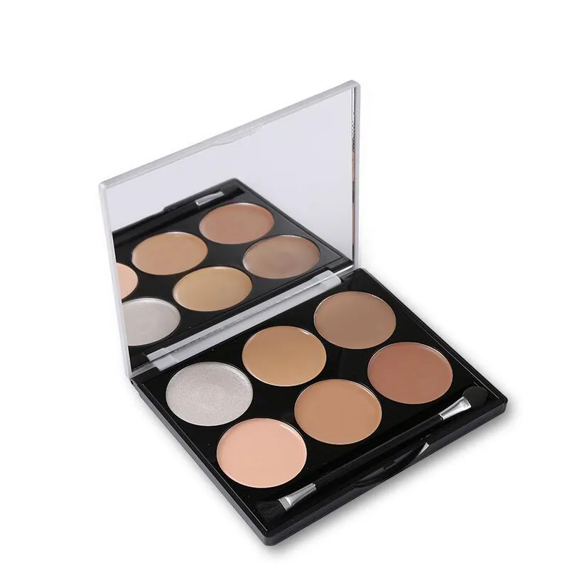 Maquillage visage bronzant surligneur poudre Palette haute miroitement lueur 6 couleurs beauté