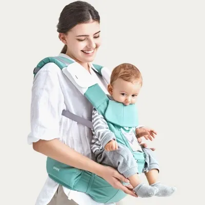 Baby Carrier With Hip Seat and Shoulder Strap For Age 0-36 Months