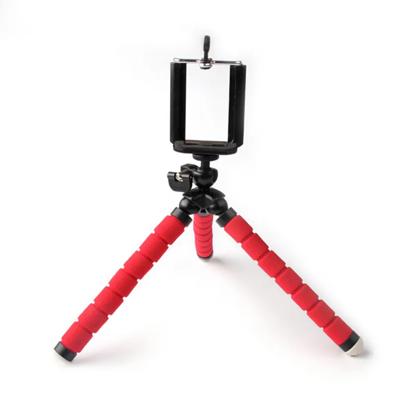 Esnek Tutucu Tripod Standı Braketi Selfie Monopod Dağı Ile Klip Ile Dijital Kamera Kahraman Iphone 6 7 Artı Huawei Telefon S8