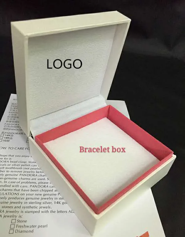 Bianco adatto scatola flat spugna cuscino all'interno di charms perline collana orecchino anello braccialetto gioielli regalo scatole regalo borse di carta display del pacchetto