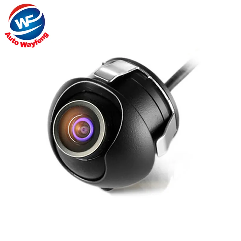 Promoção de fábrica CCD HD visão noturna 360 graus câmera de visão traseira do carro câmera frontal vista frontal invertendo lateral backup Camera WF