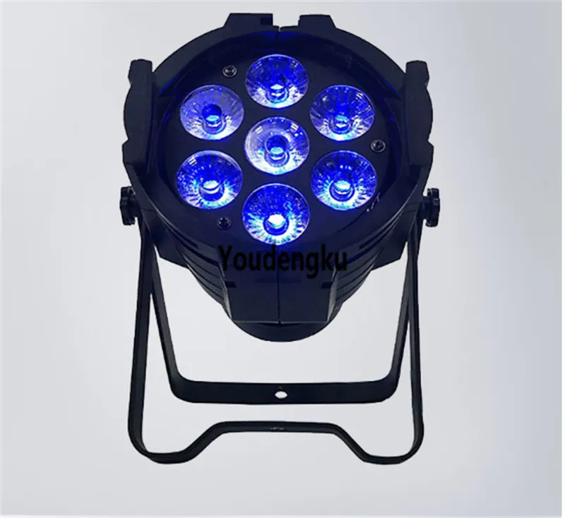24個のPro Light Night Club LED Par Light Par 64 7x18W RGBWA UV 6 In1 LED PARステージDJディスコ照明