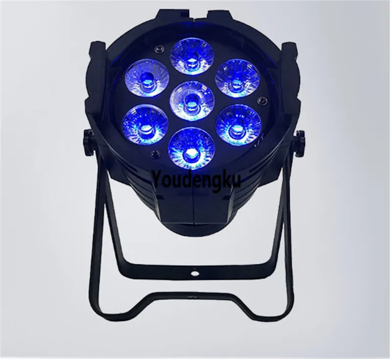 24 stycken Pro Light Night Club LED par ljus par 64 7x18w RGBWA UV 6In1 LED PAR Stage DJ Disco Lighting