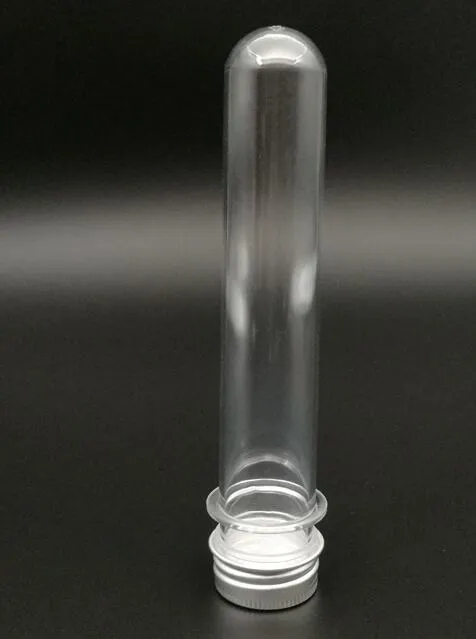 40ml Plastik Boru Şişe Alüminyum Vidalı kapak Boş Doldurulabilir Örnek Test Pot Kutusu Düğün Parti Malzemeleri