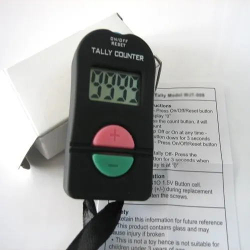 Hand Held Electronic Digital Tally Counter Clicker Security Sports Gym School Haute Qualité NOIR COULEUR 100 pièces u5 2022 gsh