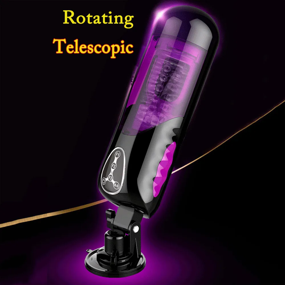 Masturbateur Automatique Pour Homme LOVE AND VIBES – Télescopique, Mains Libres – Neuf Sous Emballage