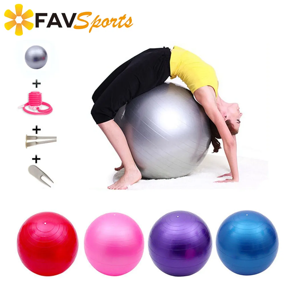 Sport Yoga Ball Esercizi più grandi Yoga Pilates Fitness Palestra Fitball Esercizio Allenamento Palla Forma H Palestra Push Up Rack