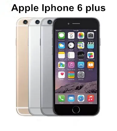 Original Apple iPhone 6 Plus olåst telefon 5.5 tum 16GB 64GB Dual Core 4G LTE Renoverad smartphone