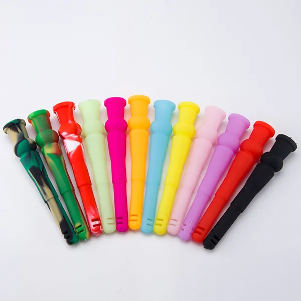 Silicon down tubes with 101mm length Silicone Downstem For glass Bong Smoking Dropdown Glass Water Pipe 430