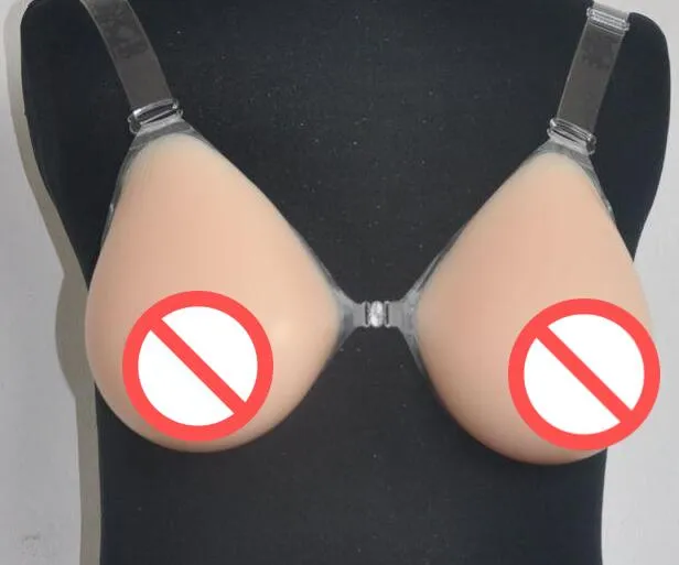 silicone breast forms for menStrap-On Full Silicon Breast Form False Boobs Enhancer 800g/Pair 2014 NEW gift