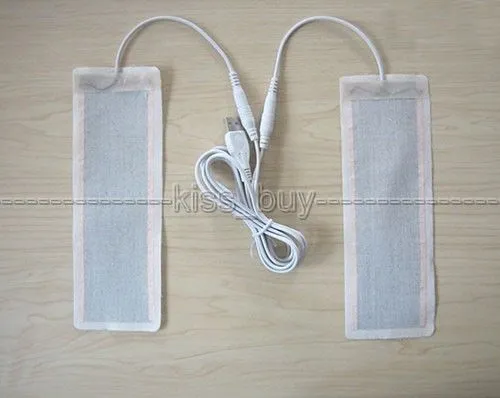 Freeshipping One Pair 5V USB Heating Element Film Heater 6 * 20CM pour Warm Feet Warmer Electric