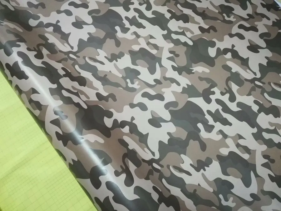 2018 Désert urbain arctique Camo Vinyle Wrap De Voiture Avec bulle d'air Free Snow Camouflage Graphics Autocollant De Voiture 1.52x30m / 5x98ft