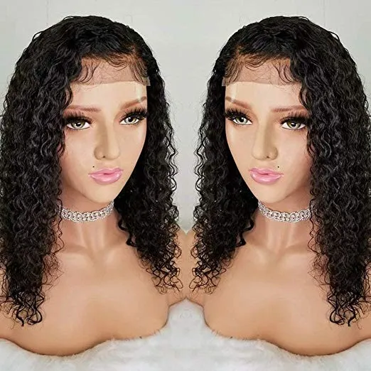 360 Koronki Frontal Peruki Woda Wave Kręcone HD Cienka Folia Szwajcarska Włosy Peruka Dla Czarnych Kobiet Z Baby Włosy 150% Gęstość Naturalny Kolor Diva1