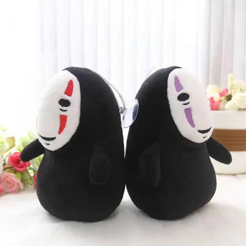 15 cm Spirited Aways Faceless Man en peluche jouet pas de visage pendant fantôme kaonashi peluche toys poupée pour enfants